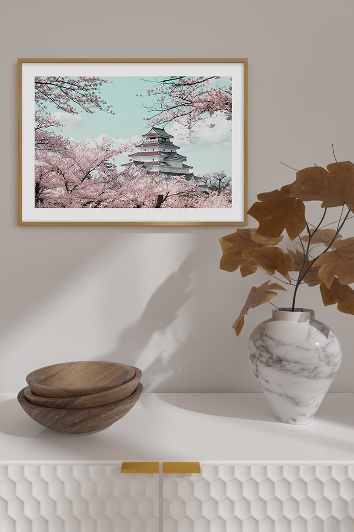Japanese Cherry Blossoms Poster
