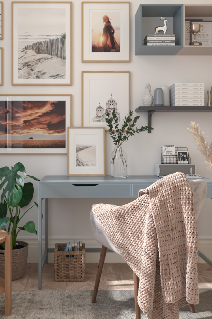 Boho Girl in the Dawn Poster