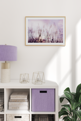 Purple Flower Bush Photo Poster