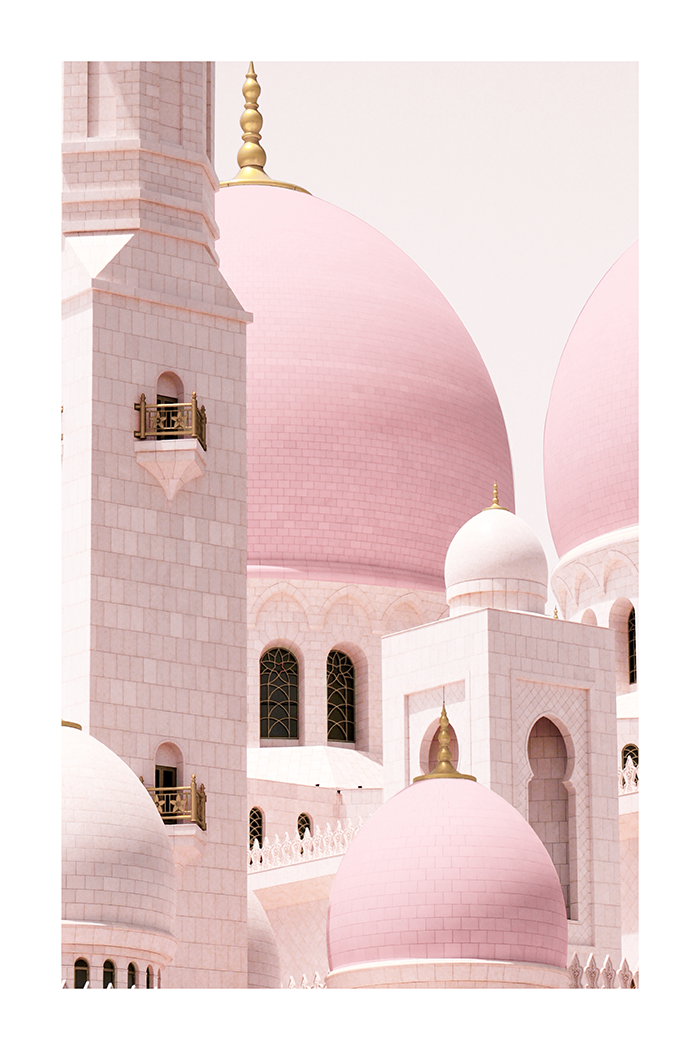Pink Mosque Poster