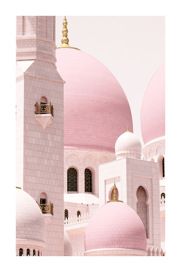 Pink Mosque Poster