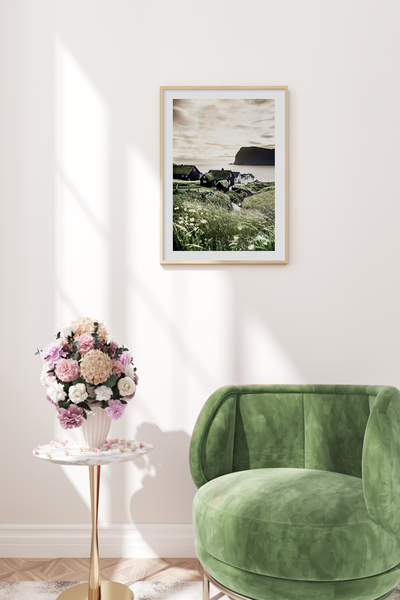 Seaside Village Poster