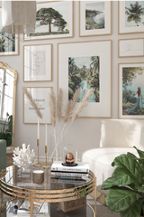 Sea Mountain Nature Poster