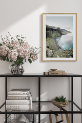 Sea Mountain Nature Poster