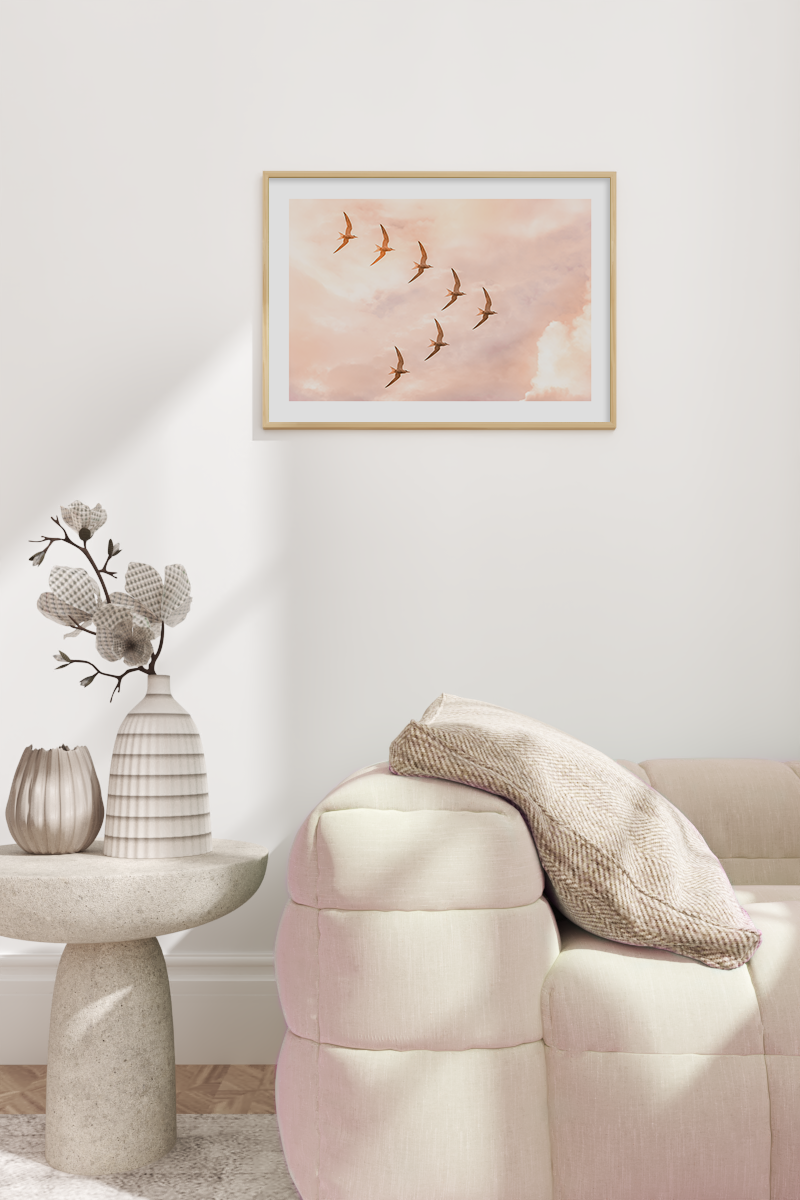 Flying Wild Goose Poster