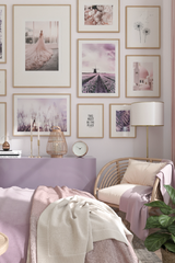 Purple Windmill Lavender Poster