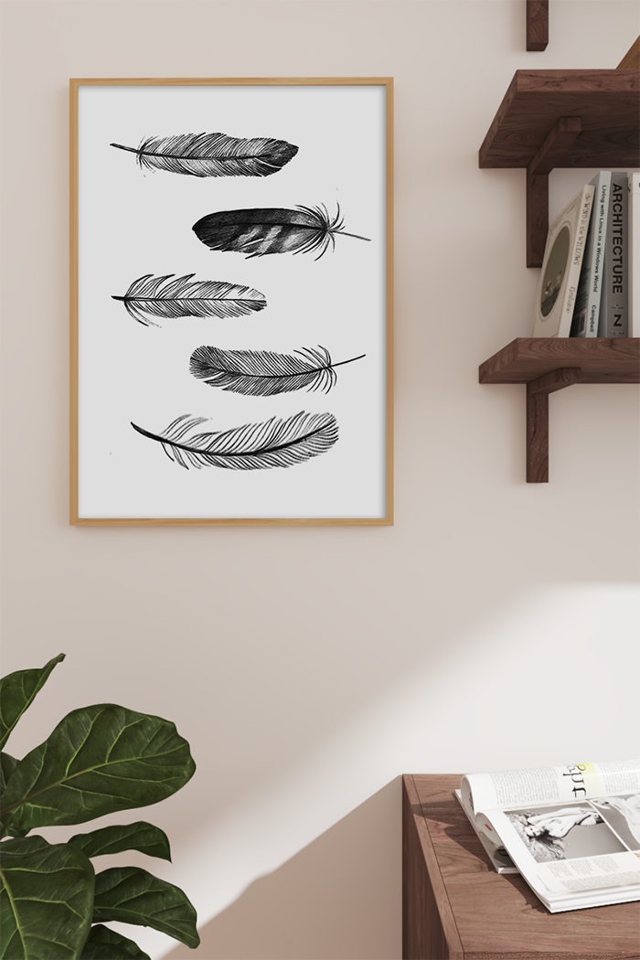 Black Feathers Poster