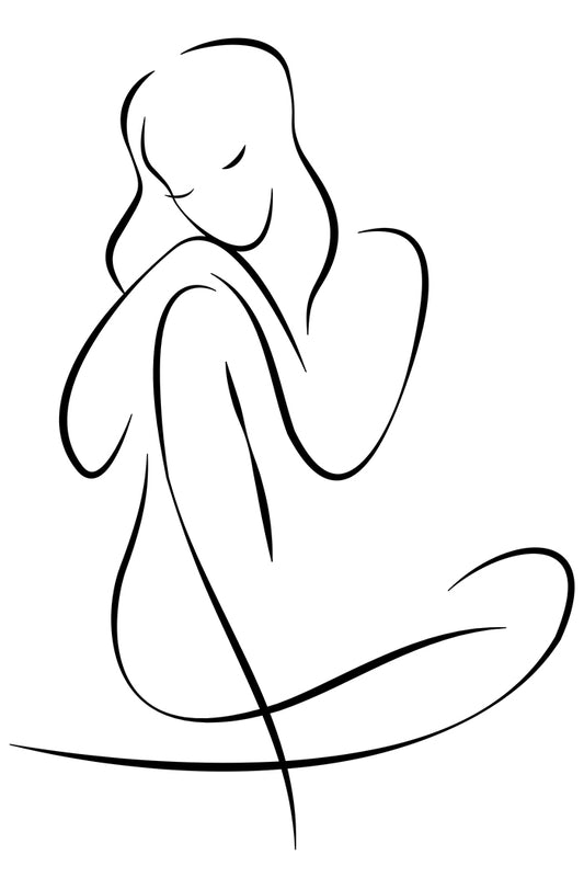 Pondering Abstract Art Print