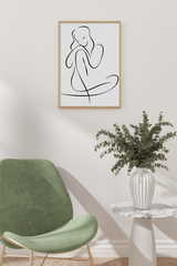 Pondering Abstract Art Print