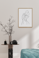 Nude Line Art Print