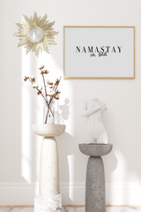Namastay in Bed Poster