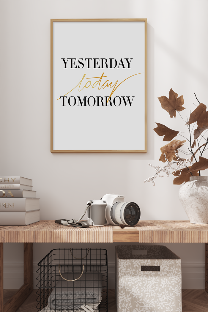 Yesterday Now Tomorrow Poster