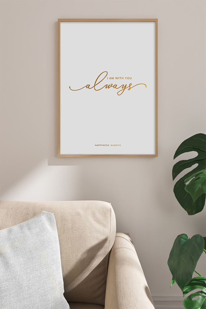 I am with You Always Poster
