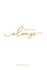 I am with You Always Poster