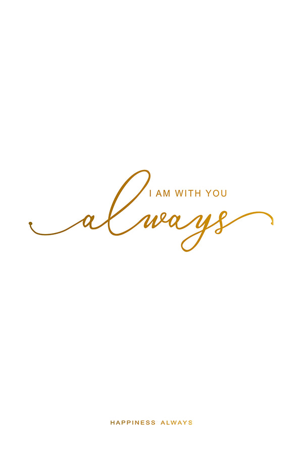 I am with You Always Poster