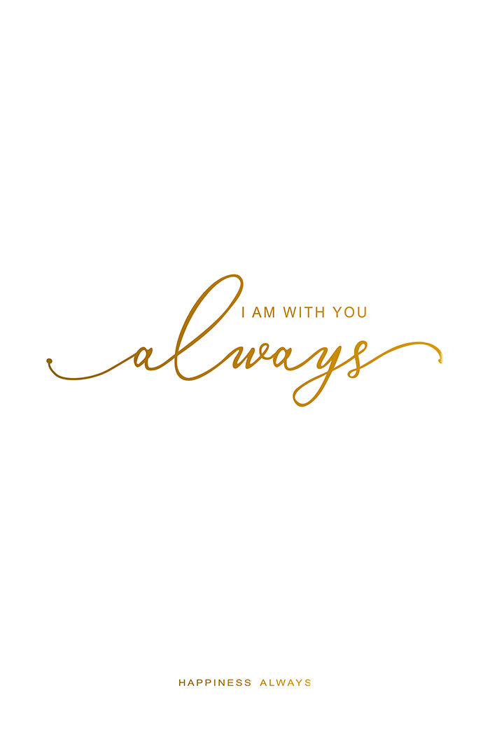 I am with You Always Poster