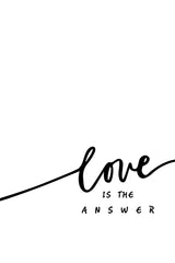 Love is the Answer Poster