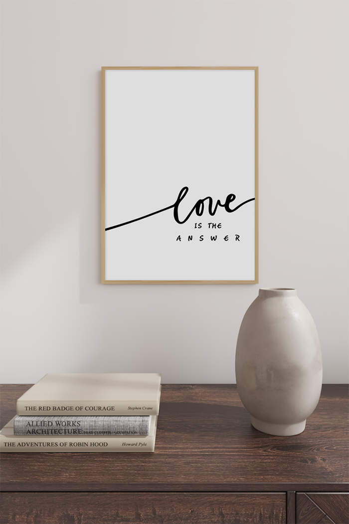 Love is the Answer Poster