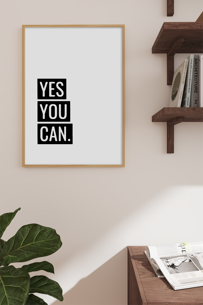 Yes You Can Poster