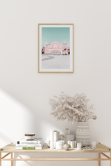Pink Isabel Manor Poster