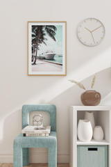 Yacht in the Coast Poster