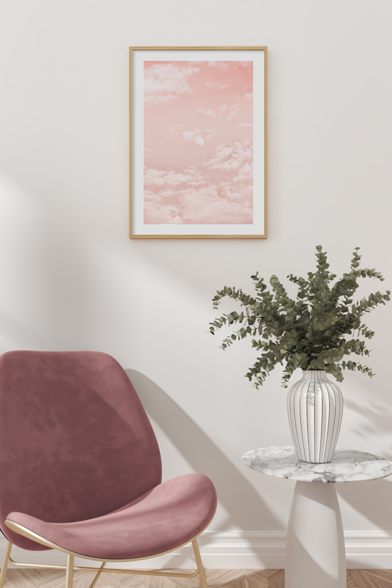 Cloud Surrounded Sun Poster