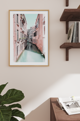 River Between Pink House Poster