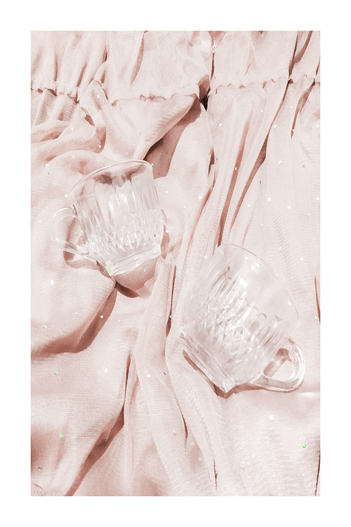 Shining Glass Cup Poster