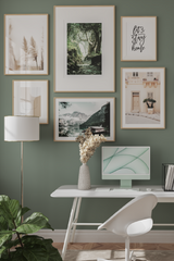 Harmonious Lakeside Cottage Poster