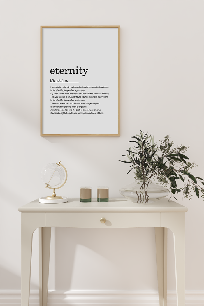 Eternity Definition Poster