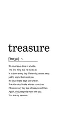 Treasure Definition Poster