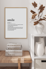 Smile Definition Poster