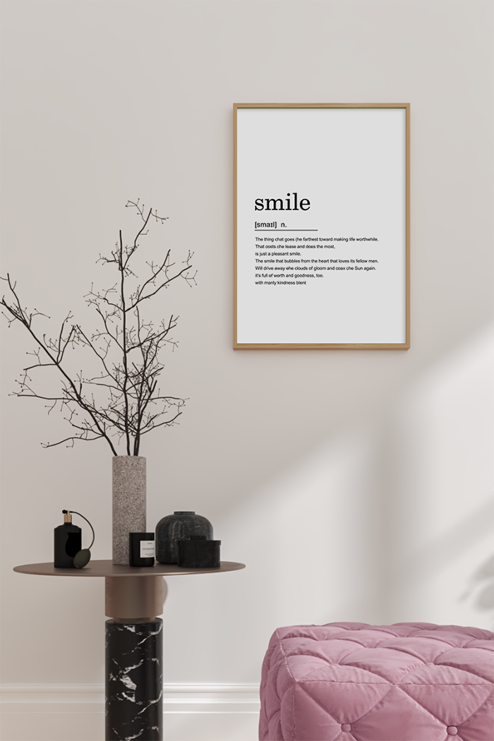 Smile Definition Poster