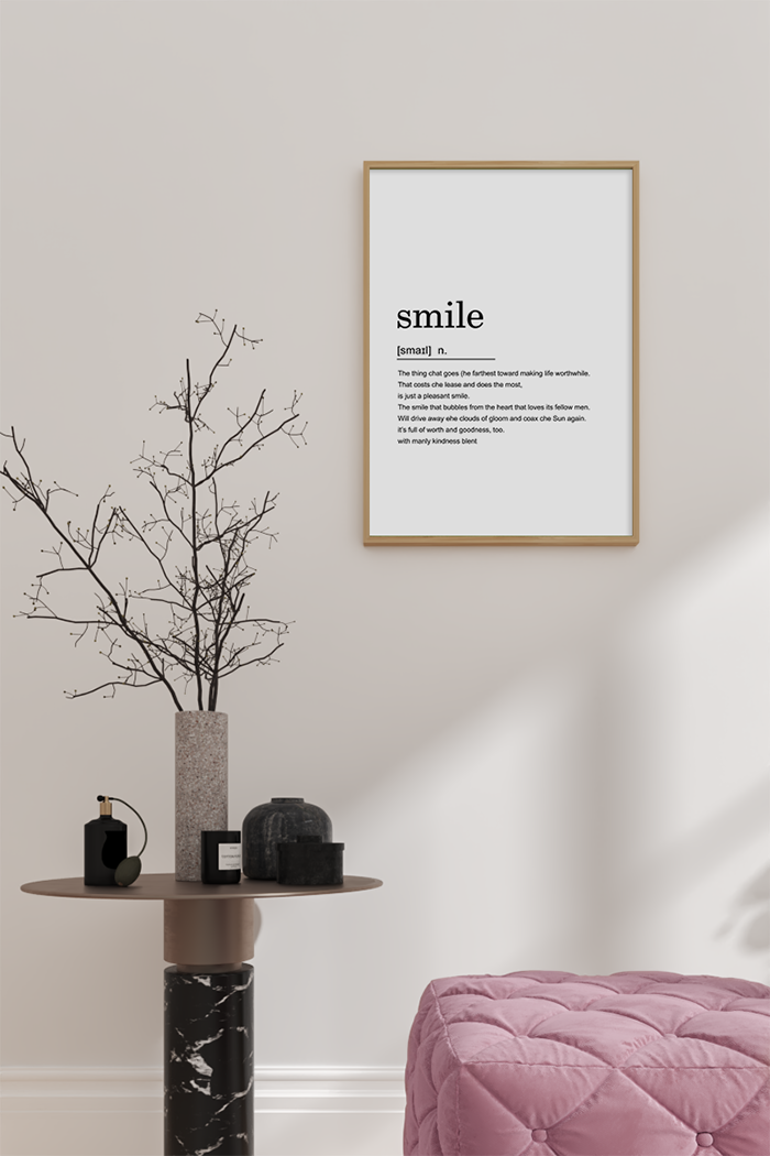 Smile Definition Poster