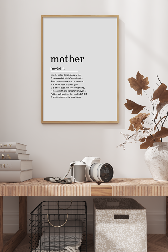 Mother Definition Poster