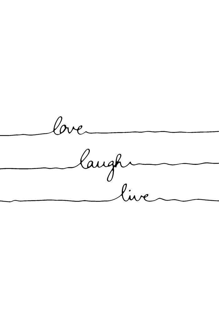 Love Laugh Live Poster