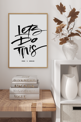 Let's Do This Poster