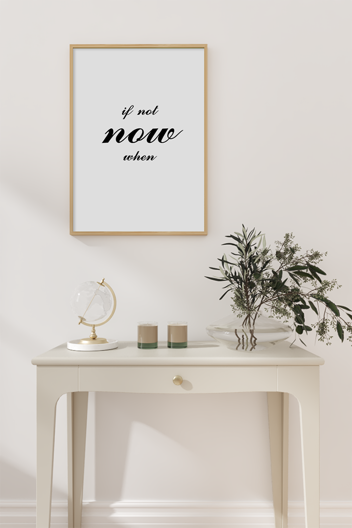 If Not Now When Poster