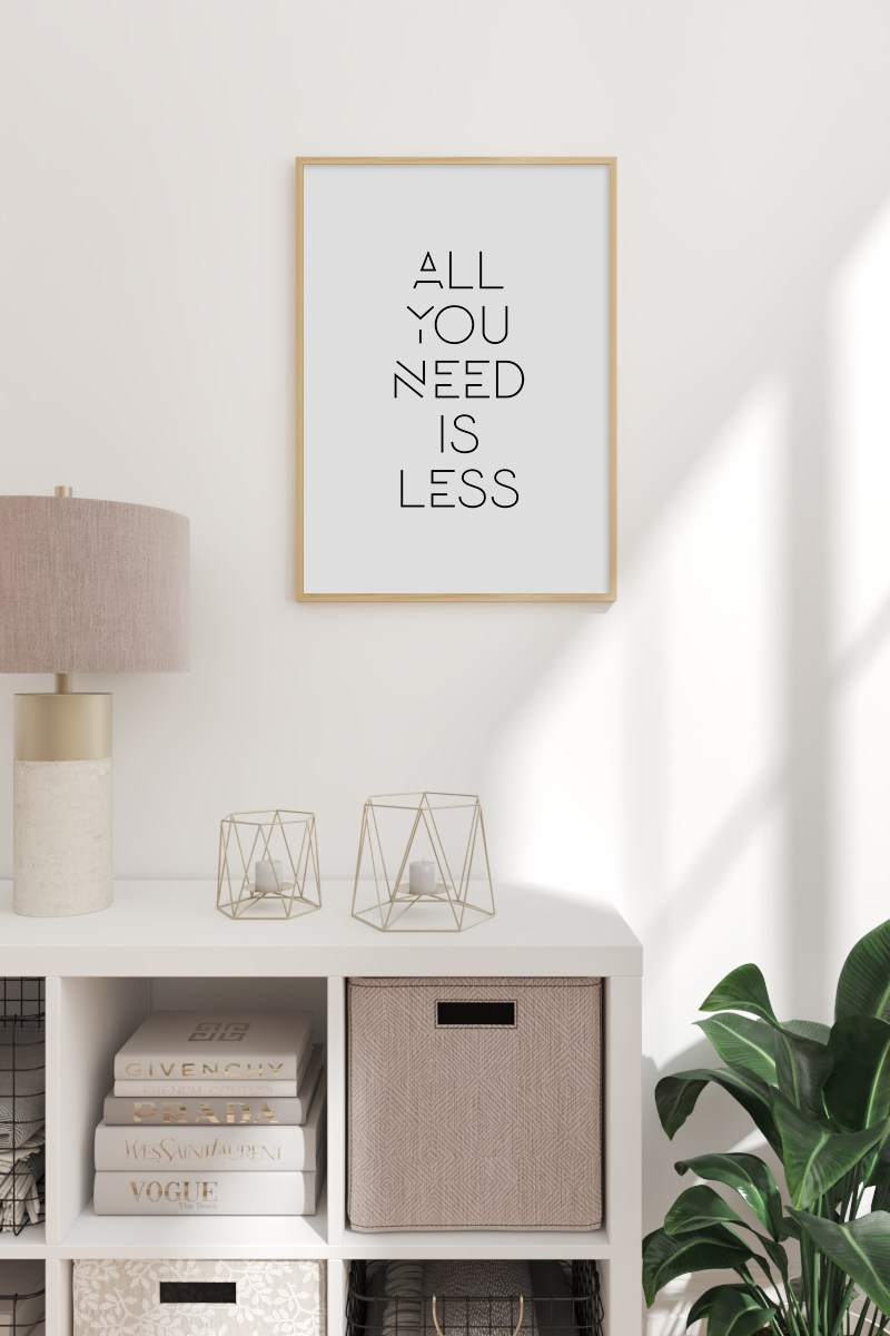 All You Need Is Less Poster