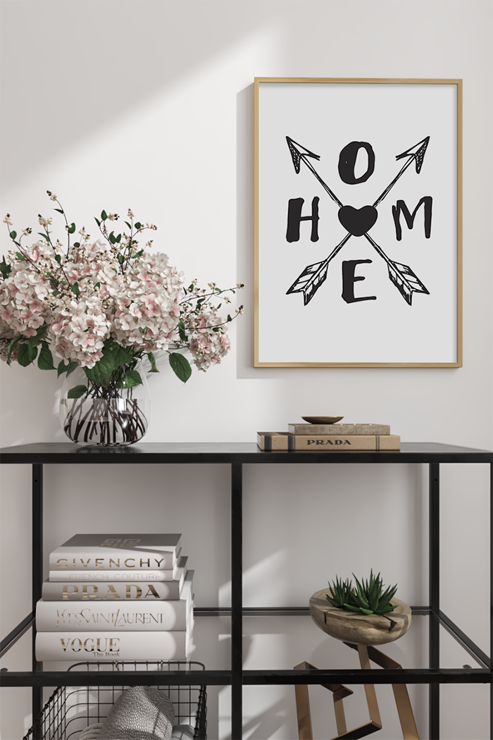 Home Arrow Poster