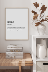 Home Definition Poster