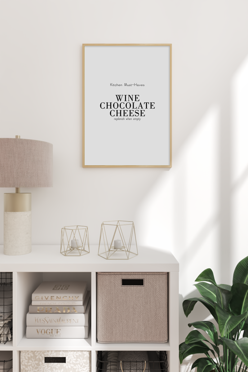 Kitchen Must-Haves Poster