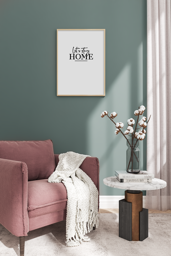 Let's Stay Home Poster