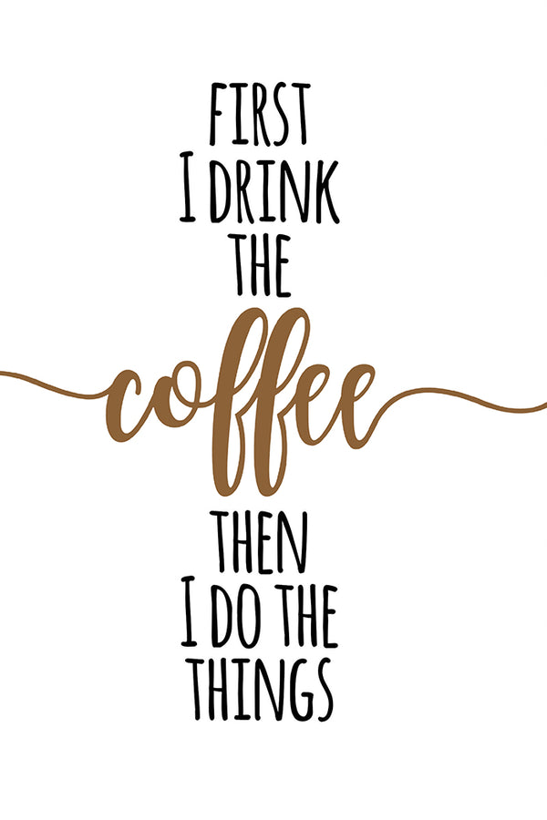 Coffee Quotes Poster
