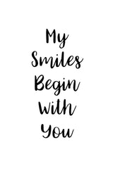 My Smiles Begin With You Poster