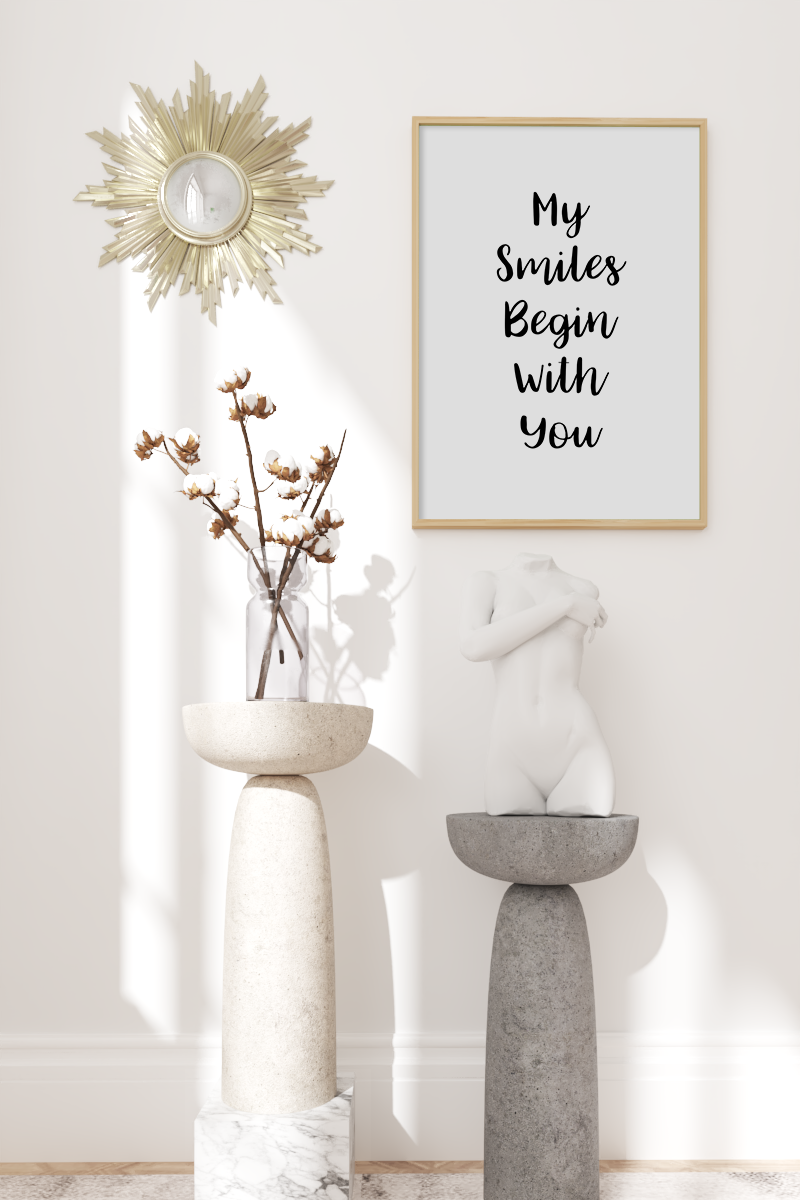 My Smiles Begin With You Poster