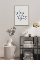 Sleep Tight Typography Art Print