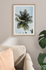Beneath Palm Tree Poster