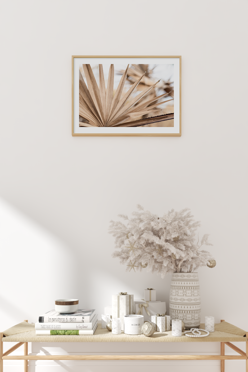 Brown Dry Flower Poster