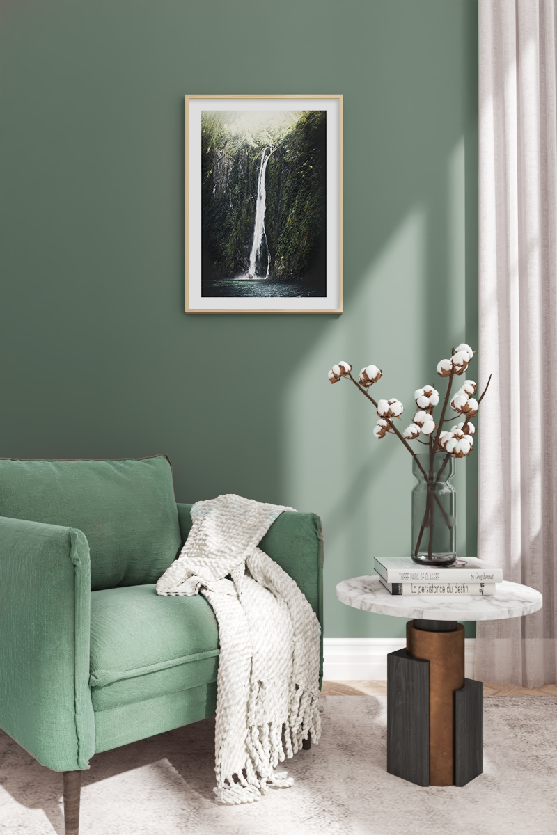 Waterfall in the Forest Poster